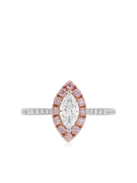 HYT Jewelry 18kt gold Argyle Pink diamond engagment ring Pink R880HR