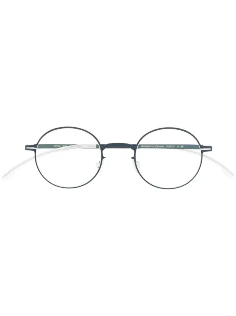 Mykita matte-finish round-frame glasses Grey KNUT