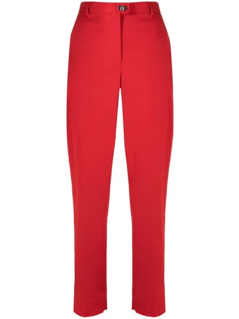 Ferragamo cropped tailored trousers Red 751349