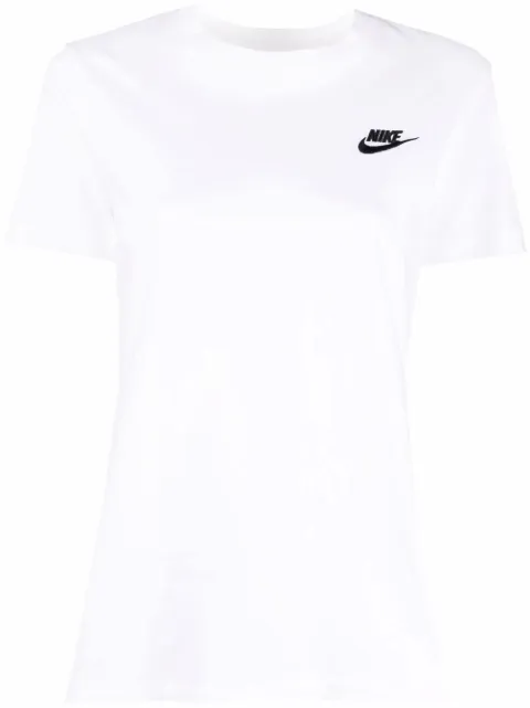 Nike Swoosh-motif cotton T-Shirt White DN2393