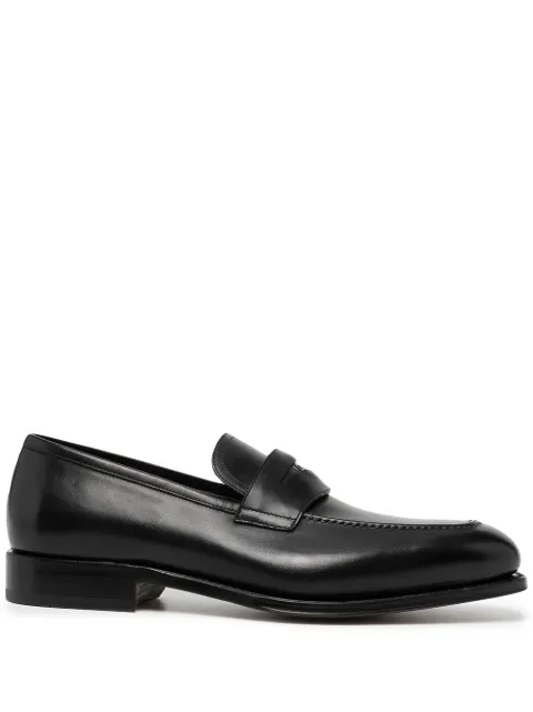 Ferragamo Tramezza leather penny loafers Black 750469