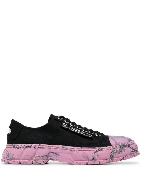 Virón 1968 marble low-top sneakers Black 196804C99S
