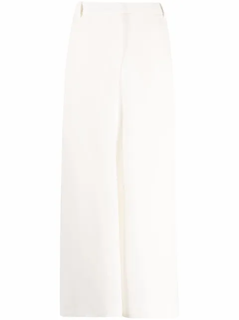 Valentino Garavani cropped wide-leg trousers White BRA4K51MM