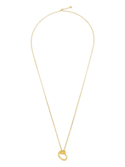 Charlotte Chesnais Round Trip pendant necklace Gold 21CO027VER