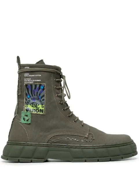 Virón 1992 Army Tent lace-up boots Green 199204U55R
