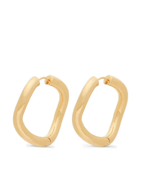 Charlotte Chesnais Wave hoop earrings Gold 21BO106VER