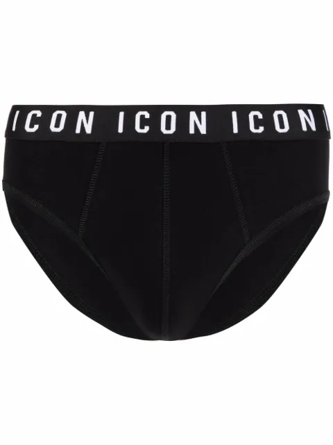 DSQUARED2 Icon-waistband briefs Black D9L613850ISA01