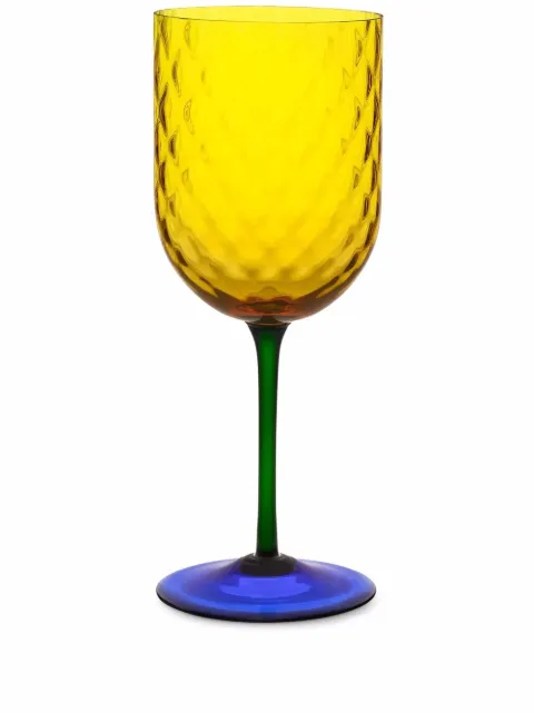 Dolce & Gabbana Murano wine glass Yellow TCB002TCA34