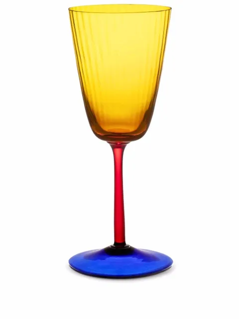 Dolce & Gabbana Murano wine glass Yellow TCB001TCA34