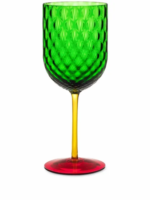 Dolce & Gabbana Murano wine glass Green TCB002TCA34