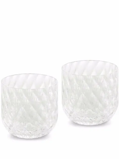 Dolce & Gabbana hand-blown Murano shot glasses (set of two) White TCBS01TCA66