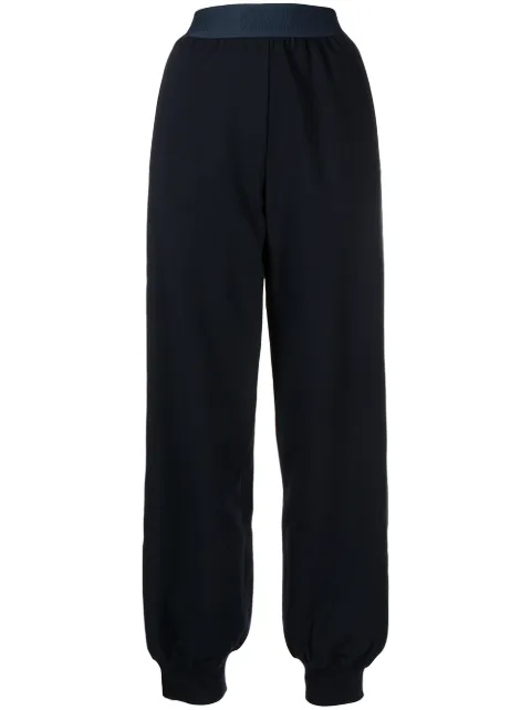 Alberta Ferretti logo waistband track pants Blue A03062841