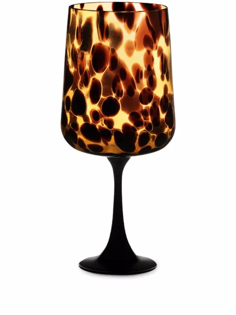 Dolce & Gabbana spotted hand-blown Murano cocktail glass Yellow TCB019TCAD1
