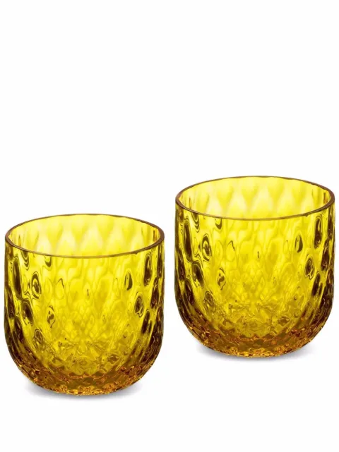 Dolce & Gabbana hand-blown Murano shot glasses (set of 2) Yellow TCBS01TCA34