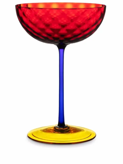 Dolce & Gabbana hand-blown Murano champagne glass Red TCB004TCA34
