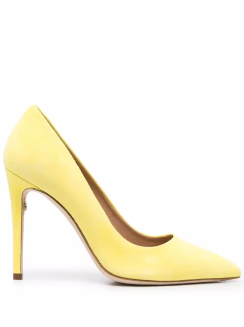 Ferragamo pointed-toe pumps Yellow 999022