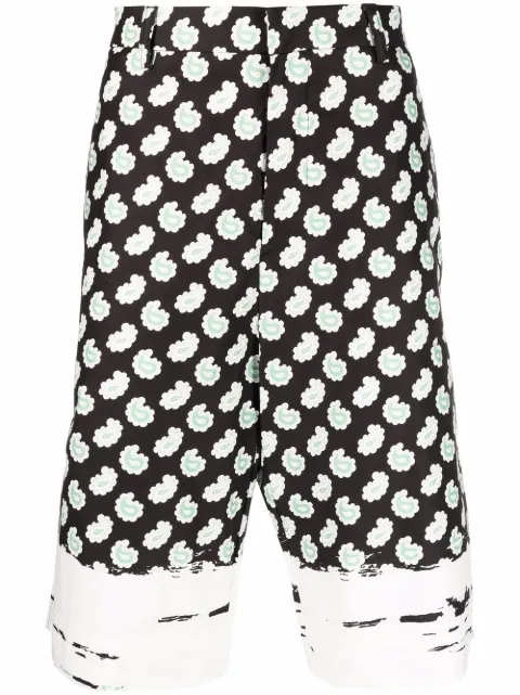ETRO paisley-print bermuda shorts Black 1W7264019