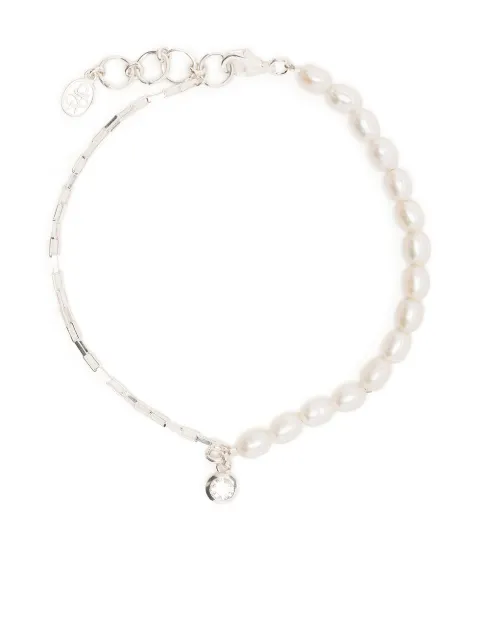 DOWER AND HALL pearl-detail bracelet Neutrals LUB46SWT