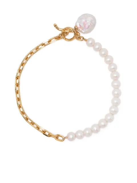 DOWER AND HALL luna freshwater kasha pearl bracelet White LUB45V