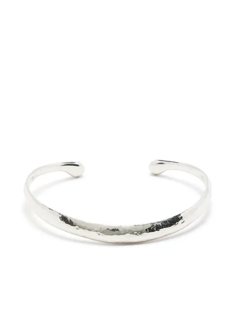 DOWER AND HALL Curved Nomad sterling-silver bangle Silver NBG1S