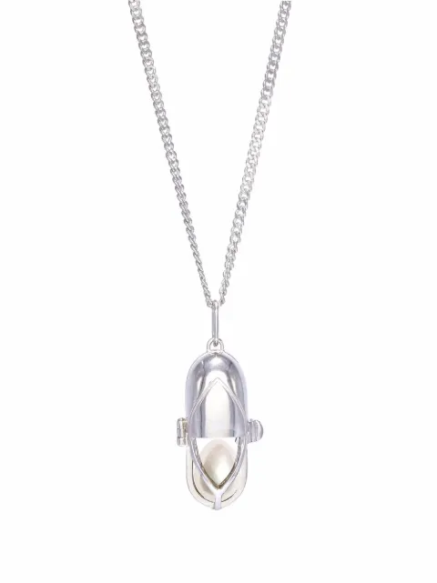 Capsule Eleven Capsule pearl pendant Silver CAPSULEPEARLPENDANTSILVER