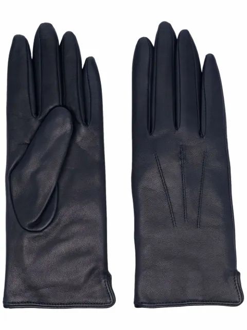 Aspinal Of London leather gloves Blue 046245404590304