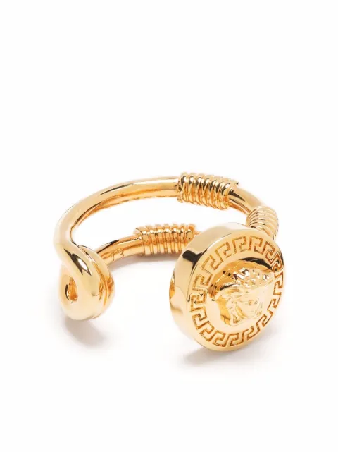 Versace safety-pin open ring Gold DG579311A00620