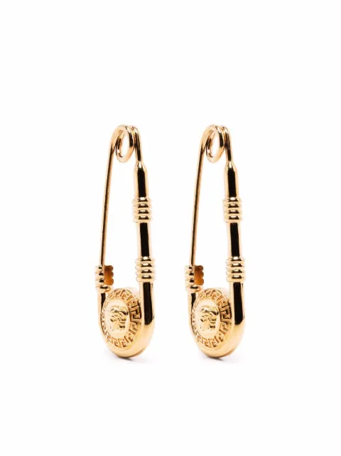 Versace safety pin earrings Gold 10048271A00620