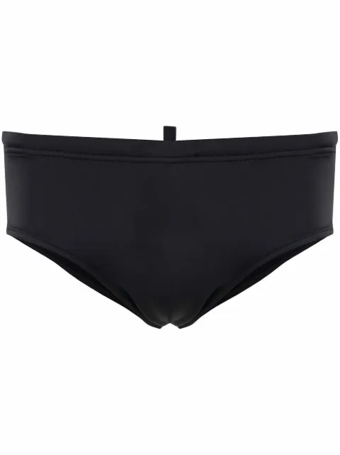 DSQUARED2 logo-print swimming trunks Black D7B453940ISA01
