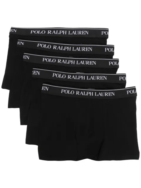 Polo Ralph Lauren logo-waist boxers (set of five) Black 714864292001