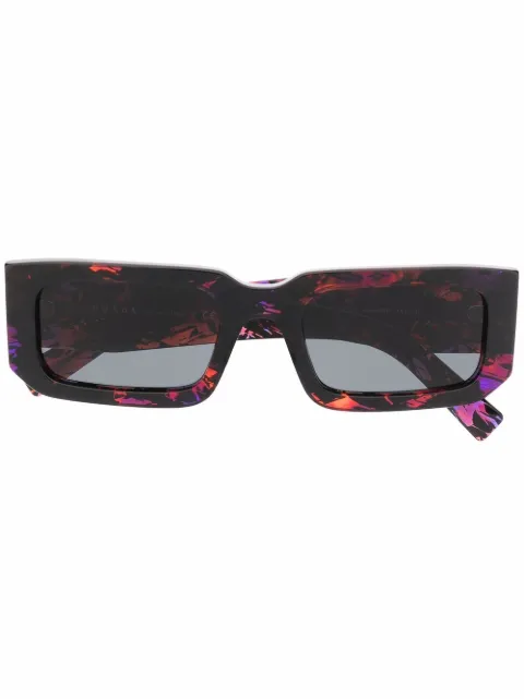 Prada Eyewear tortoiseshell-effect sunglasses Orange SPR06Y06V5S0