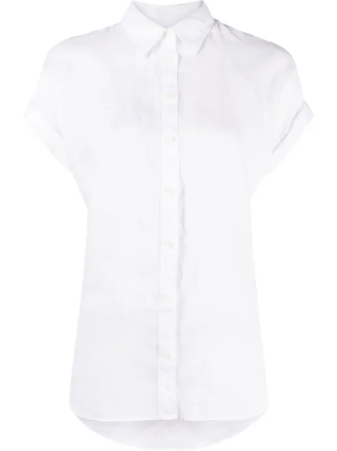 Lauren Ralph Lauren rolled-cuffs short-sleeve shirt White 200699152