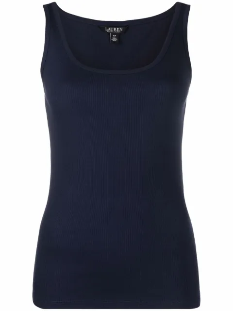 Lauren Ralph Lauren scoop-neck sleeveless top Blue 200704777