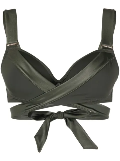 Marlies Dekkers stretch-design bikini top Green 353501