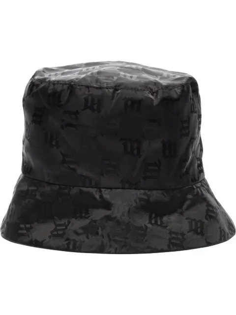 MISBHV monogram-print bucket hat Black 022A557