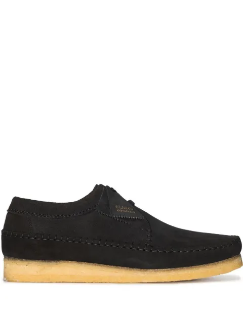 Clarks Originals Weaver lace-up suede boots Black 26165081