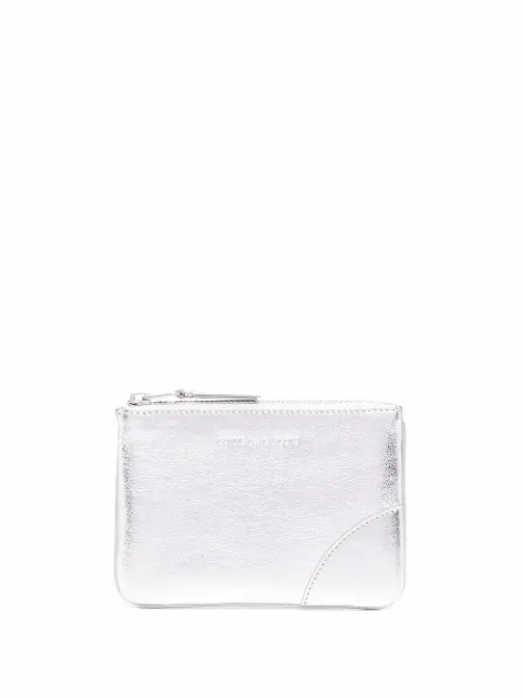 Comme Des Garçons Wallet extra-small metallic coin pouch Silver SA8100G