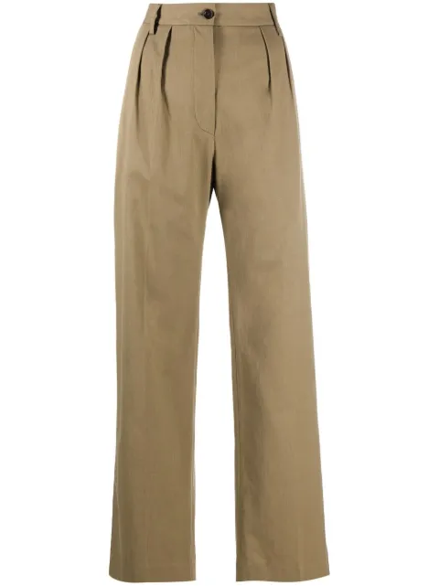 ASPESI wide-leg trousers Brown 0104G025