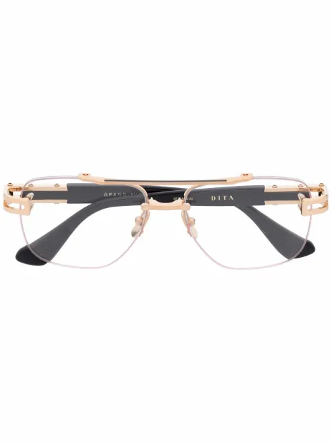 Dita Eyewear Grand-evo double-bridge glasses Pink DTX146