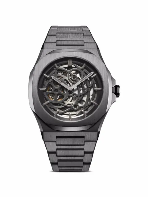 D1 Milano Skeleton Bracelet 41.5mm Grey SKBJ11