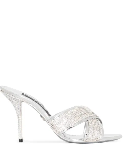 Dolce & Gabbana crystal-embellished sandals Silver CR1225AY021