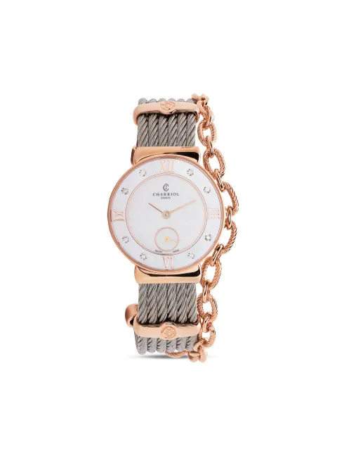 Charriol St-Tropez 30mm Silver ST30PD560010