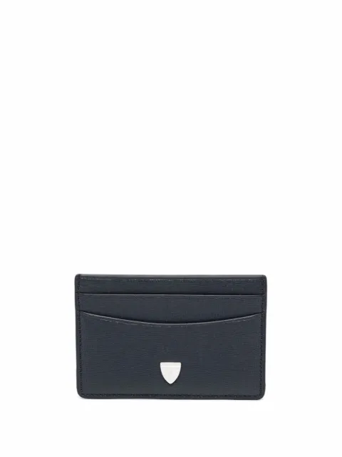 Aspinal Of London Saffiano slim cardholder Blue 039230513990000