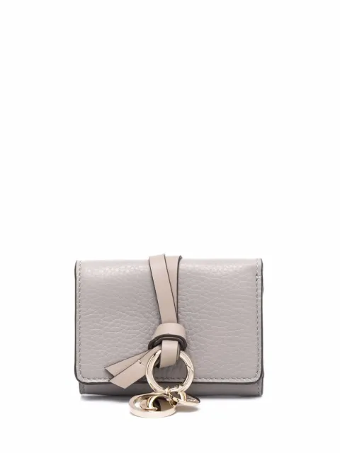 Chloé Alphabet tri-fold wallet Grey CHC21WP946F57