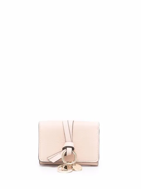 Chloé Alphabet tri-fold wallet Pink CHC21WP946F57