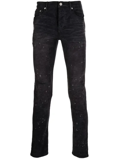 Purple Brand low-rise skinny jeans Black P001BLWC