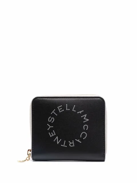 Stella McCartney Stella Logo zip-around wallet Black 7P0009W8856