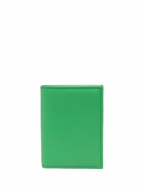 Comme Des Garçons Wallet bi-fold leather wallet Green SA0641