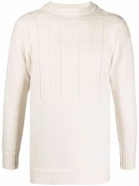 Maison Margiela crew-neck knit jumper Neutrals S30HB0278S17869