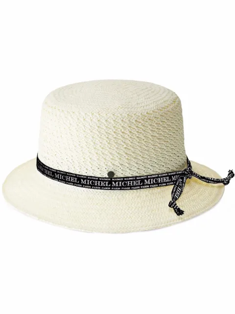 Maison Michel Axel sun hat White 1128007002